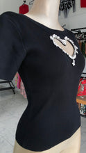 Blusa Corazon Negro
