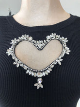 Blusa Corazon Negro