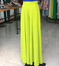 Pantalon Palazzo Shine Lime
