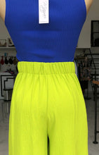 Pantalon Palazzo Shine Lime