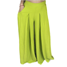 Pantalon Palazzo Shine Lime