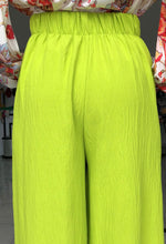 Pantalon Palazzo Shine Lime