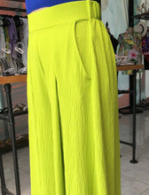 Pantalon Palazzo Shine Lime