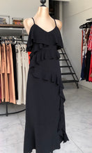 Vestido Maxi Cascada Negro