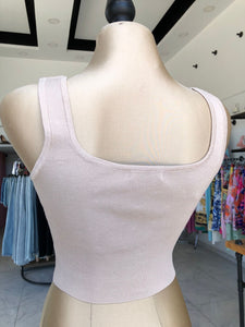 Top Coquette Khaki