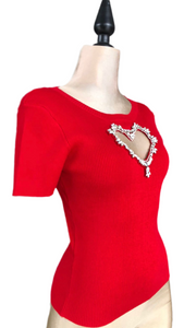 Blusa Corazon Rojo