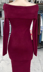 Vestido Coqueta Tinto