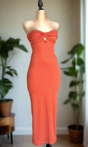 Vestido Tootsie Roll Marrón