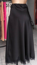 Falda Silky Negro