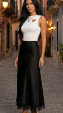 Falda Silky Negro