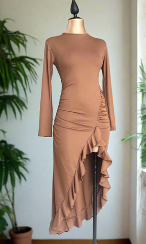 Vestido Cleo Marron