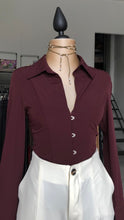 Blusa Corset Tinto