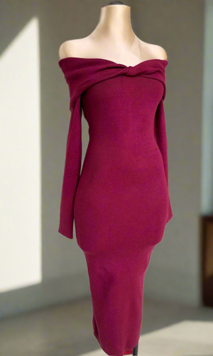 Vestido Coqueta Tinto