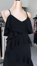 Vestido Maxi Cascada Negro