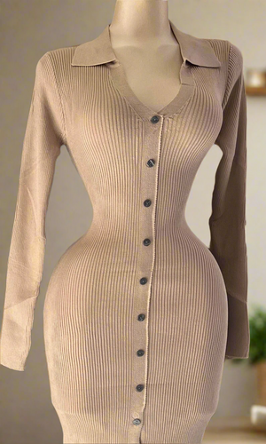 Vestido Mrs. Beige