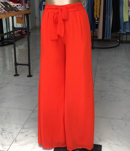 Pantalon Palazzo Crown Naranja