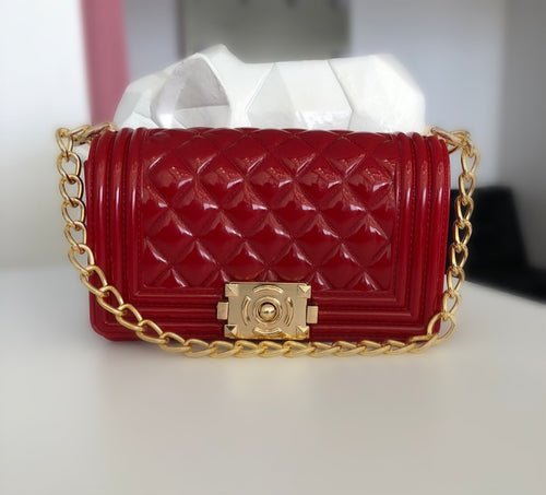 Bolso Chanelita Rojo