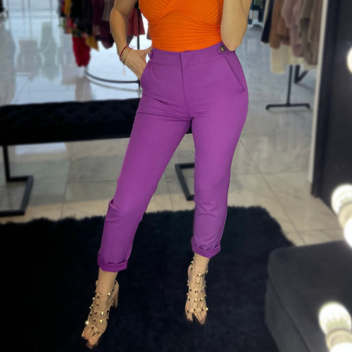 Pantalon I AM Peace Morado